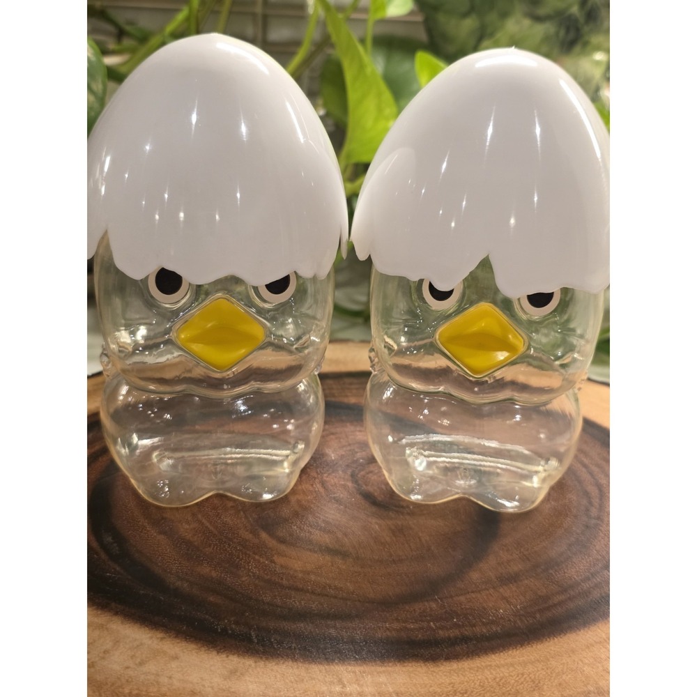 Vintage Chicks & Eggs Shampoo Conditioner Lotion 250ml Amber Bottle Collectible